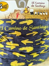 BUFF CoolNet UV Face Guard Multifunctional, Camino de Santiago Arrows, St James