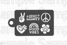 Groovy - FACE PAINTING STENCIL
