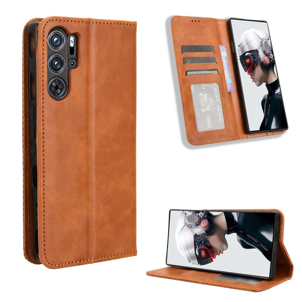 For ZTE Nubia Red Magic 11 10S 10 Air 9 8 7 6 Pro Leather Wallet