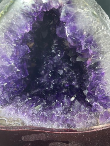 3.5KG Natural Uruguay High Quality Shinny Deep Purple Amethyst Crystal Cave - Picture 5 of 10