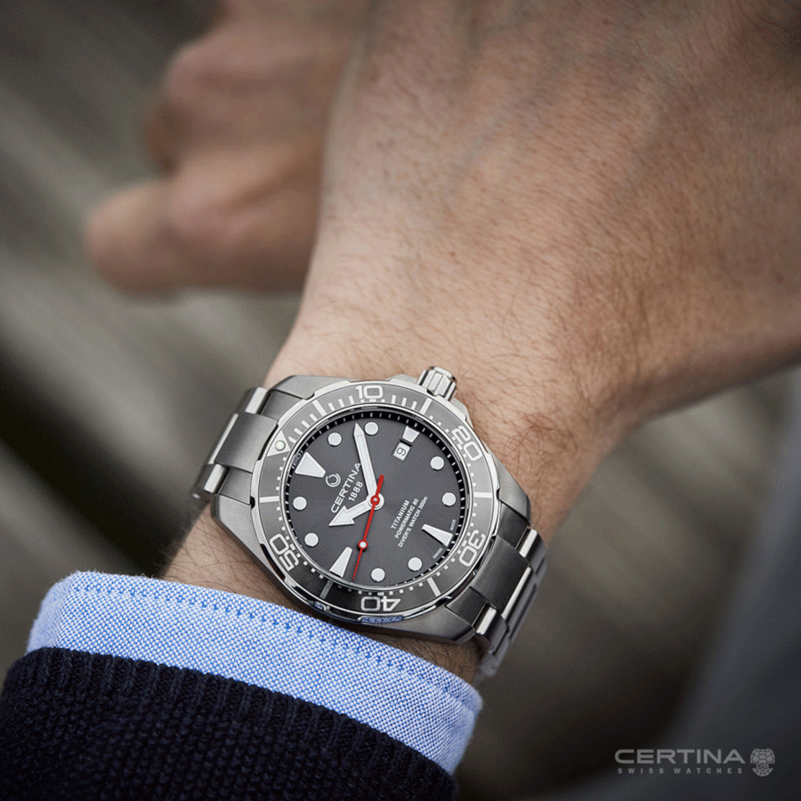 Certina DS Action Diver Titanium Automatic Men's Watch for sale ...