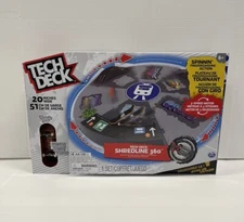 New TECH DECK, Shredline 360 Motorized Spinning Skate Park Playset With Board