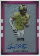 2018 Leaf Metal US Army All-American Bowl Cameron McGrone #BA-CM2 Auto Pink /20