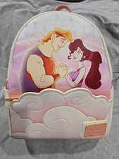 Mini Mochila Loungefly Disney Hércules 25 Aniversario Meg & Herc Escena