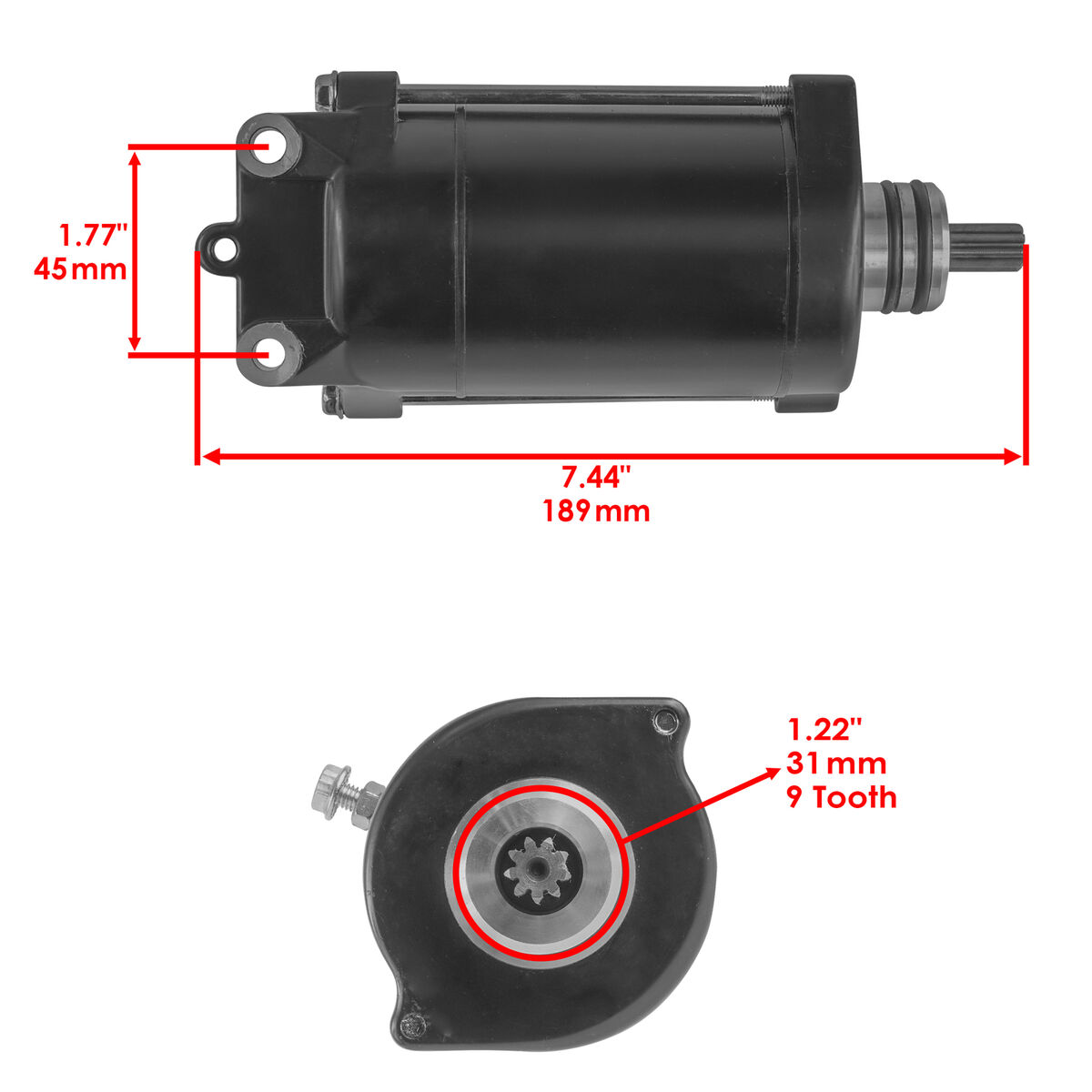 Starter for Kawasaki Jet Ski Ultra 260LX 260X JT1500 2009 Starter for Kawasaki Jet Ski Ultra 260LX 260X JT1500 2009