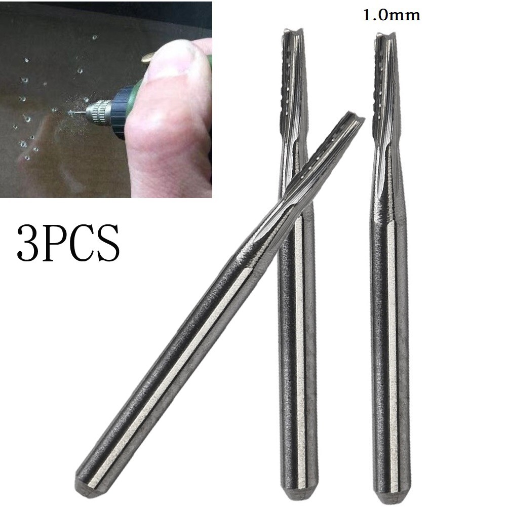 1mm Windshield Repair Tool Car Glass Tapered Carbide Drill Bit