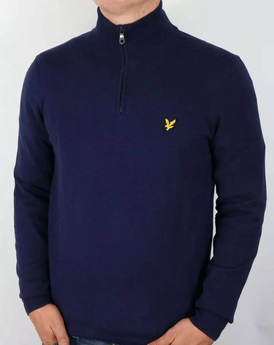 Lyle and scott zip best sale jumper