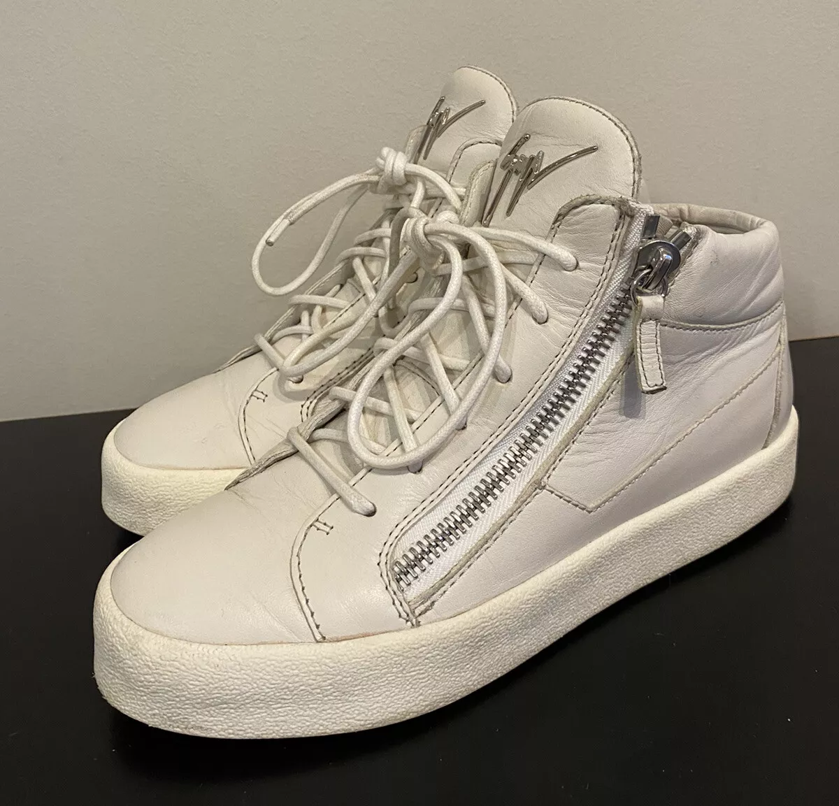 GIUSEPPE ZANOTTI HIGH TOP Kriss SNEAKER WOMEN WHITE 8 / 38 EU eBay