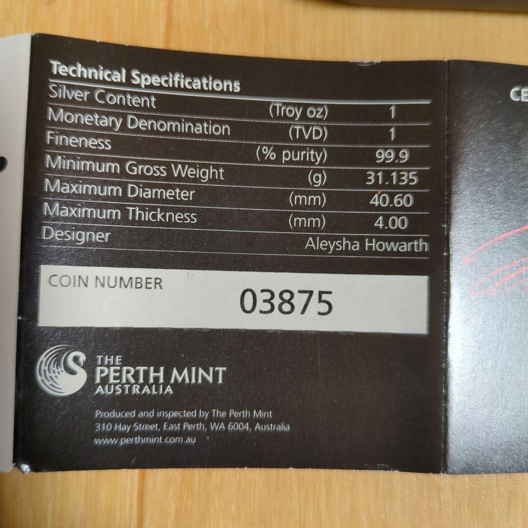 マリリン・モンロー 記念銀貨 2012年 ツバル 1ドル 2012 Tuvalu $1 1-oz Silver Marilyn Monroe Colorized Proof
