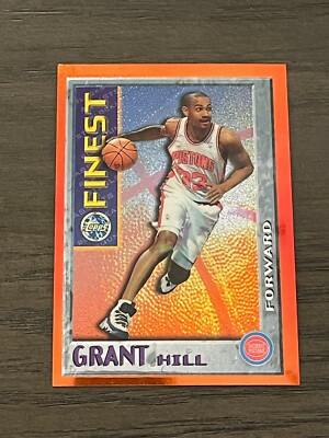 1995-96 Topps Finest Mystery Finest Grant Hill #M2 Detroit Pistons