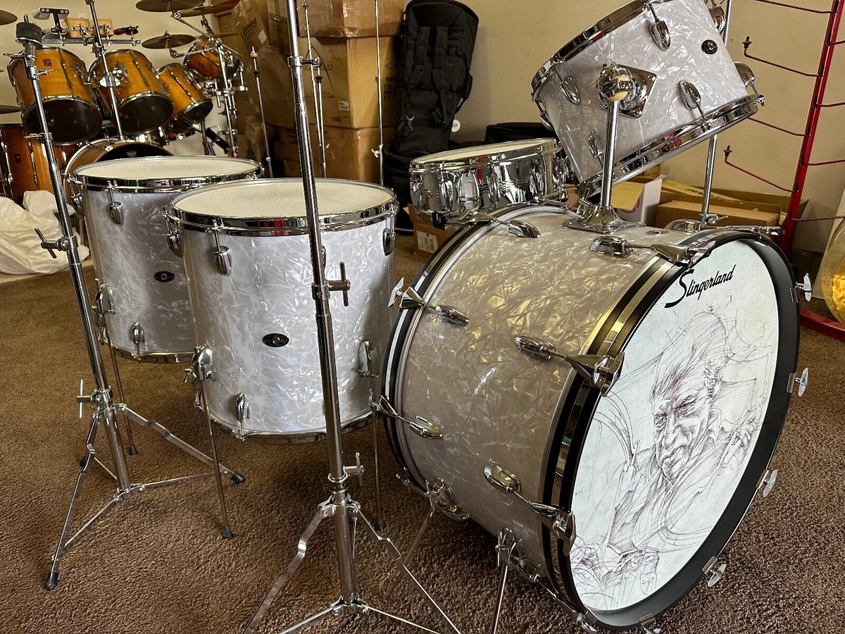 VINTAGE SLINGERLAND BUDDY RICH TRIBUTE DRUM SET REPLICA OF MODEL 80N