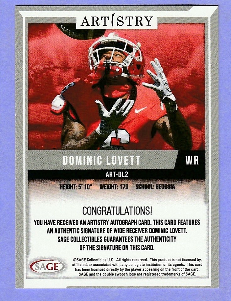 2024 Sage Dominic Lovett Auto eBay