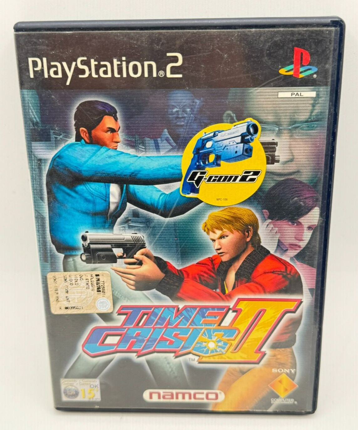 Time Crisis II PS2 Sony Playstation PAL ITA Jeu Usagé Complet