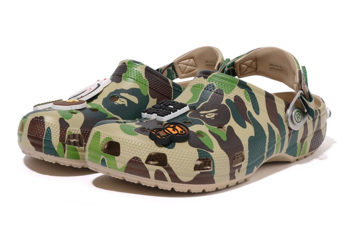 A BATHING APE®︎ × Crocs Clog Abc Camo Green 209627-212 A BATHING APE®︎ × Crocs Clog Abc Camo Green 209627-212