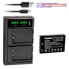 Kastar Battery LTD2 USB Charger for Sanyo DB-L50 Sanyo Xacti DMX-HD1010 Camera
