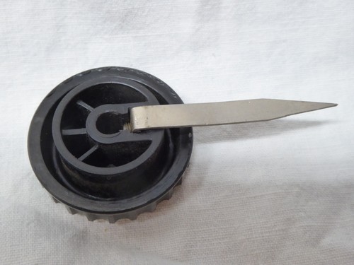 Zeiger-Drehknopf 42mm Ø - für 6mm Achse - Zeigerlänge 58mm - Sehr gut     (DK07) - Picture 2 of 3
