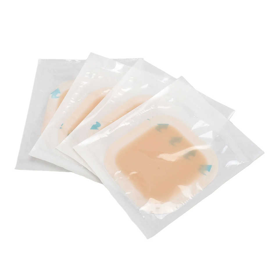 Hydrocolloid Wound Dressing 4Pcs Fast Healing Thin Self Adhesive ...