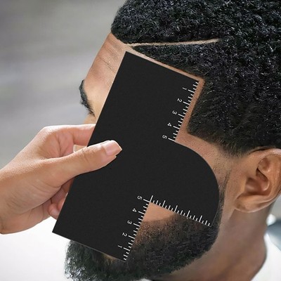 Professional Beard Shaping Tool Hairline Enhancing Card For Precise Beard