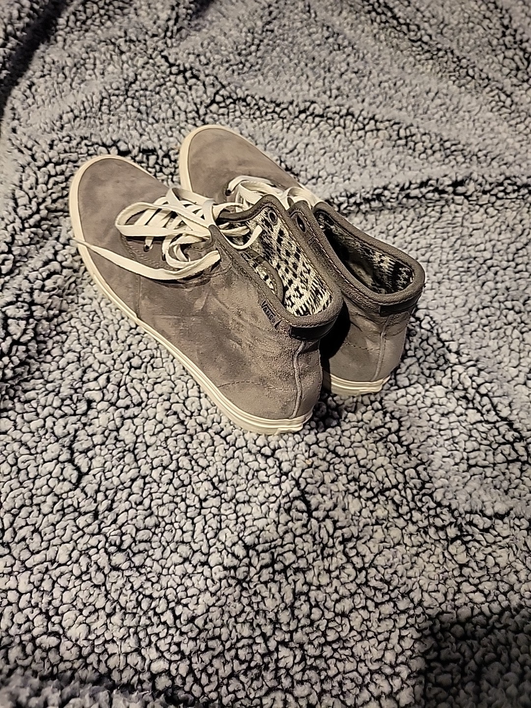 Vans Chukka Boot Mid Gray Suede High Top Sneakers Skate Shoes thumbnail 3