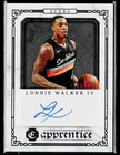 Lonnie Walker IV 2020-21 Panini Chronicles Excalibur Auto #APR-LWK Spurs