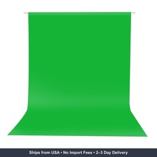Hemmotop Chromakey Green Screen Backdrop, 5x7ft Small Background Fabric Solid