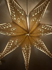Weihnachtsstern zum Aufhängen, Fensterdeko