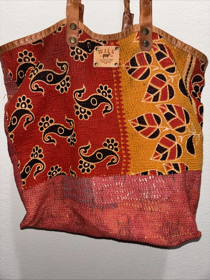 Bolso de Mano Will Leather Goods con Inserto de Cuero Adjunto Foto 2 de 4