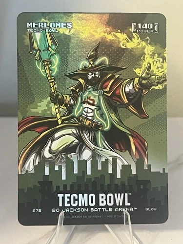 Bo Jackson Battle Arena Tecmo MERLOMES Patrick Mahomes Glow Skyline Case Hit