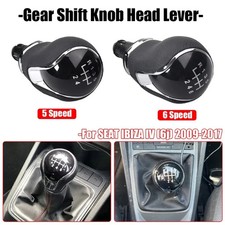 5 Speed Schaltknauf Schaltknopf Schalthebel Schaltsack For SEAT IBIZA IV 2009-17