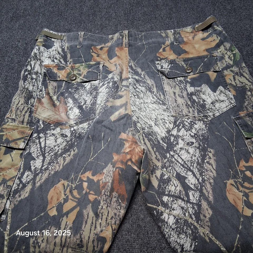 Cabelas Scentlok Mossy Oak Break Up Camo Cargo Hunting Pants Size 42 Reg - Image 3 of 4