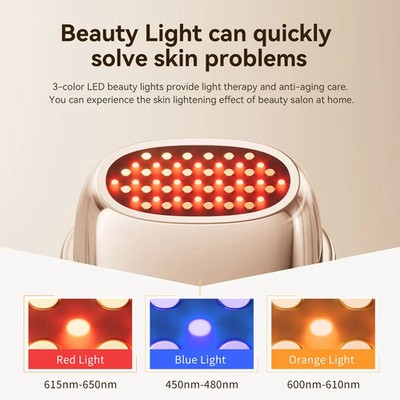 ANLAN RF EMS Facial Lifting Device Skin Tightening Anti Aging Gold Massager