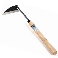 Japanese Weeding Sickle Nejiri Kama Gardening Tool with Sharp Edge Long Handle