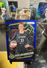 2025 Panini Prizm WNBA - Katie Lou Samuelson #82 Blue Velocity Prizm
