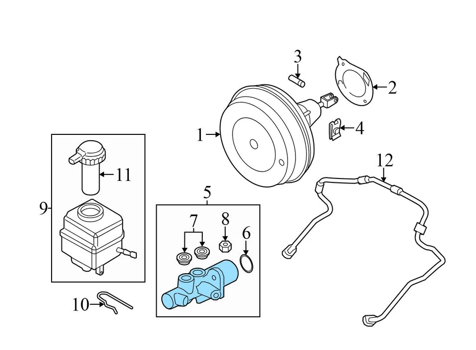 BMW ALPINA B6 XDRIVE 2016-2019 gran cupé - cilindro maestro de freno 6796729 Foto 3 de 4