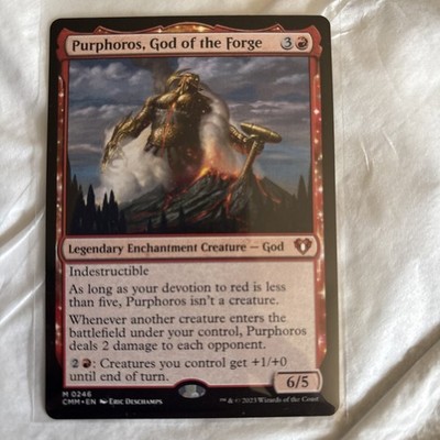 MTG Purphoros, Hod Of The Forge CMM # 245 Unplayed Mint