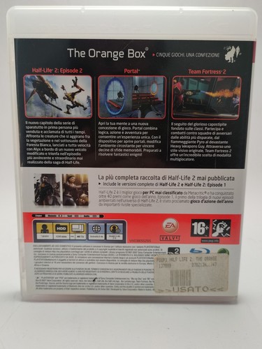 THE ORANGE BOX PS3 ITALIANO COME NUOVO PLAYSTATION 3 COMPLETO HALF LIFE - Foto 3 di 3