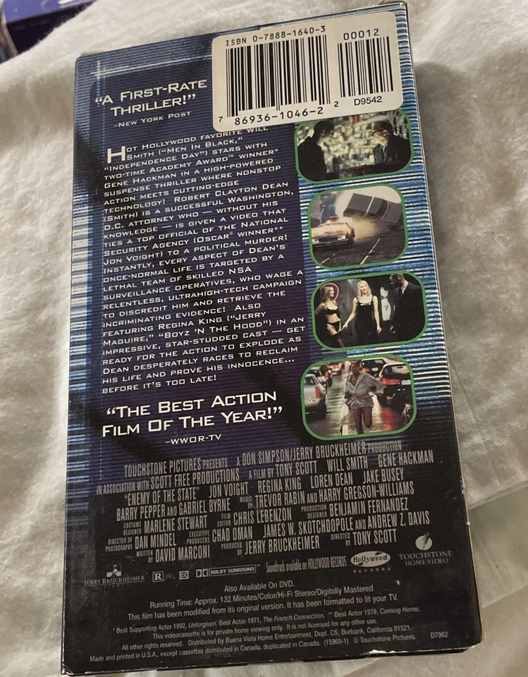 Enemy of the State (VHS, 1999) - Image 2 of 4