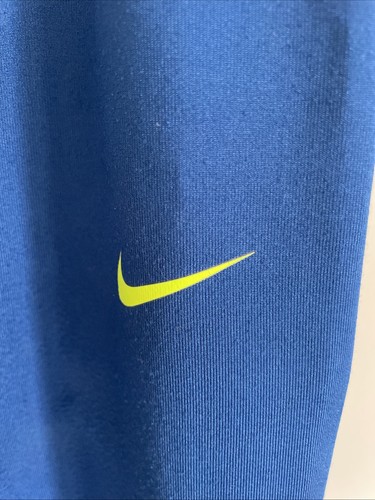 Nike Pro Combat Compression Leggings Mens Sz S Blue Green Sports Warm Gear - Picture 2 of 8
