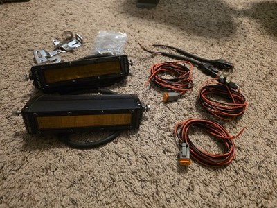 Diode Dynamics Stage Series 6'' SAE Amber Classic Light Bar (pair) With Wiring