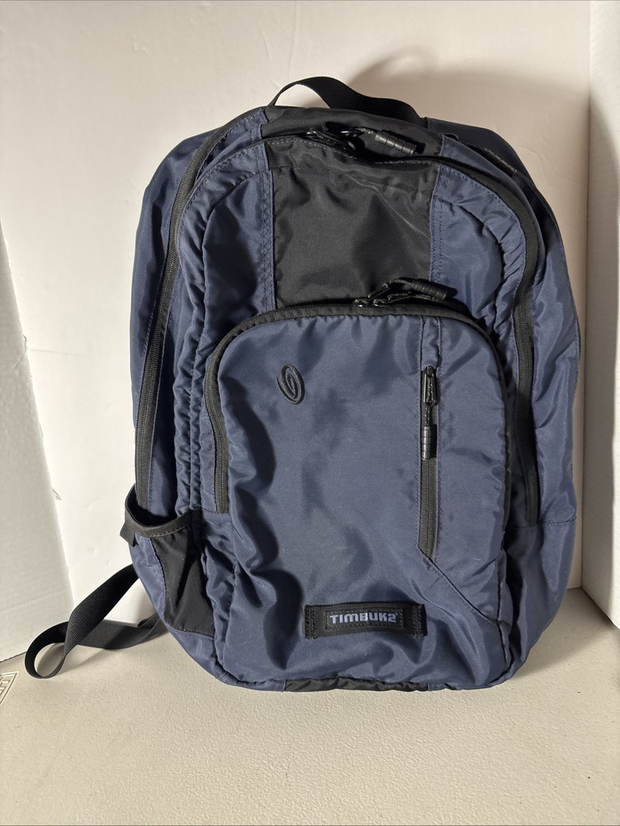 Timbuk2 Uptown Midway TSA-Friendly Padded Laptop Pocket - Backpack Blue EUC View 2