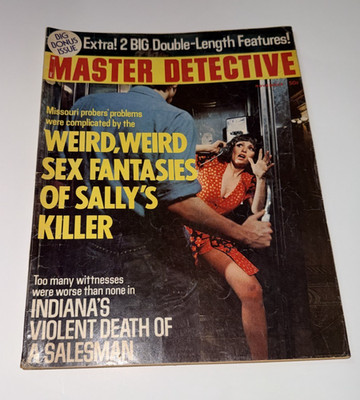 Vintage MASTER DETECTIVE Magazine True Crime History Detection Cases NOV 1972