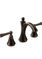 Moen Wynford T4520ORB Oil-Rubbed Bronze Widespread High-Arc Bathroom Faucet
