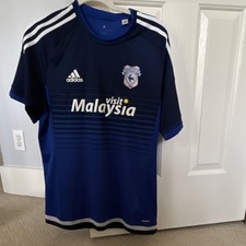 Retro Authentic Cardiff City 2015/16 Home Jersey Blue