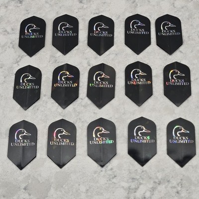 New Ducks Unlimited 5 Sets Of Dart Flights Holographic (15 Total)