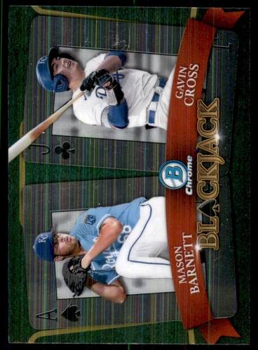 2022 Bowman Draft Blackjack Mason Barnett / Gavin Cross Kansas City Royals #BJ-2