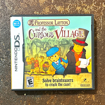 Nintendo Professor Layton Curious Village (Nintendo DS) w/ Manual E NTSC