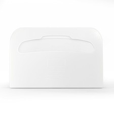 Commercial Toilet Seat Cover Dispenser Wall Mount, White Half-Fold Toilet Sea...