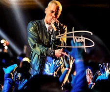 EMINEM Hand Signed (Slim Shady) 8x10" Color Photo Original Autograph with COA