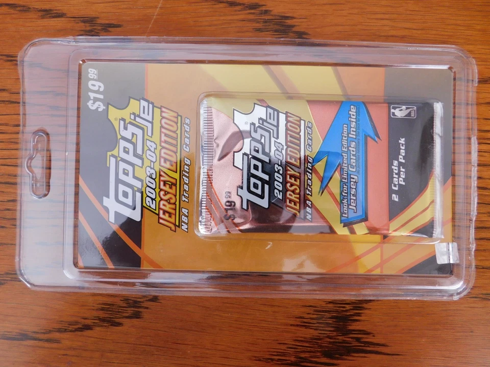 2003-04 Topps Basketball Jersey Edition Factory Sealed Blister Pack LeBron RC? - Image 2 of 4