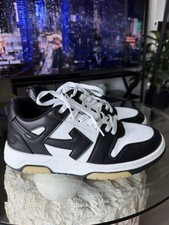 Off-White Out Of Office OOO Black White Sneak...